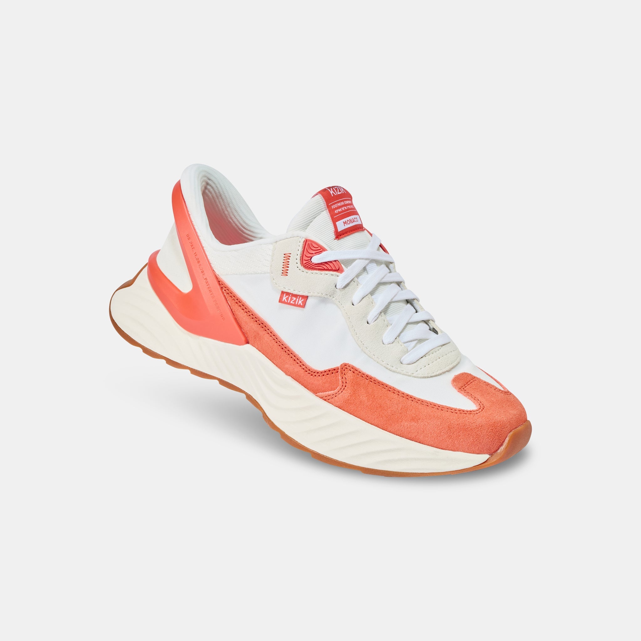 Men's Monaco - White/Tigerlily